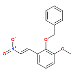 Benzene,1-methoxy-3-(2-nitroethenyl)-2-(phenylmethoxy)-