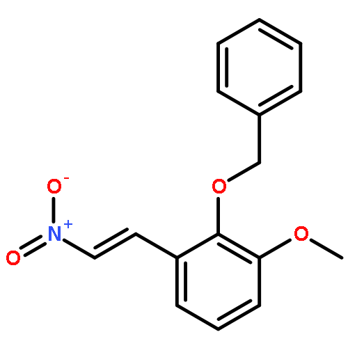 Benzene,1-methoxy-3-(2-nitroethenyl)-2-(phenylmethoxy)-