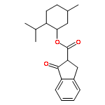 1H-Indene-2-carboxylic acid, 2,3-dihydro-1-oxo-,(1R,2S,5R)-5-methyl-2-(1-methylethyl)cyclohexyl ester