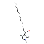 2,4-Pyrrolidinedione, 3-(1-hydroxytetradecylidene)-1-methyl-, (3Z)-