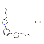 1H-Imidazolium, 1,1'-(2,6-pyridinediyl)bis[3-butyl-, dibromide