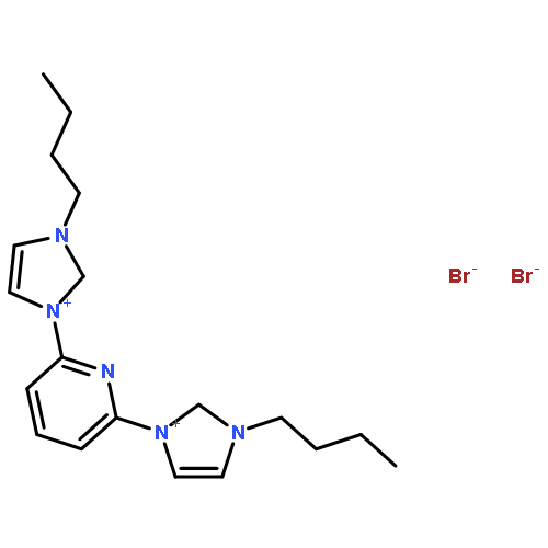 1H-Imidazolium, 1,1'-(2,6-pyridinediyl)bis[3-butyl-, dibromide