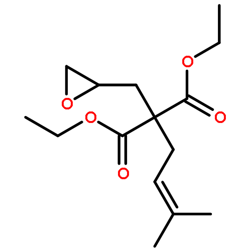 Propanedioic acid, (3-methyl-2-butenyl)(oxiranylmethyl)-, diethyl ester