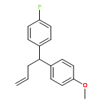 Benzene, 1-fluoro-4-[1-(4-methoxyphenyl)-3-butenyl]-