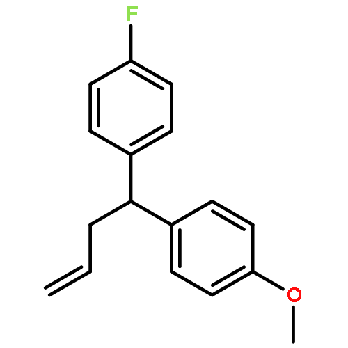 Benzene, 1-fluoro-4-[1-(4-methoxyphenyl)-3-butenyl]-