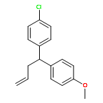 Benzene, 1-chloro-4-[1-(4-methoxyphenyl)-3-butenyl]-