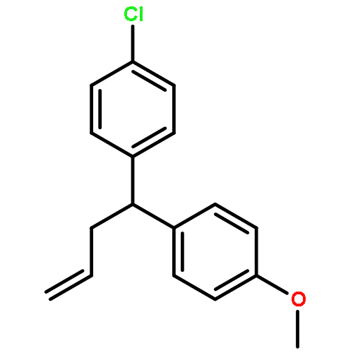 Benzene, 1-chloro-4-[1-(4-methoxyphenyl)-3-butenyl]-