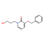 2(1H)-Pyridinone, 1-(3-hydroxypropyl)-3-(phenylmethoxy)-