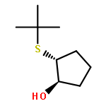 Cyclopentanol, 2-[(1,1-dimethylethyl)thio]-, (1R,2R)-rel-