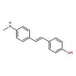 (E)-4-methylamino-4'-hydroxystilbene