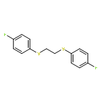 BENZENE, 1,1'-[1,2-ETHANEDIYLBIS(THIO)]BIS[4-FLUORO-