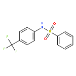 Benzenesulfonamide, N-[4-(trifluoromethyl)phenyl]-