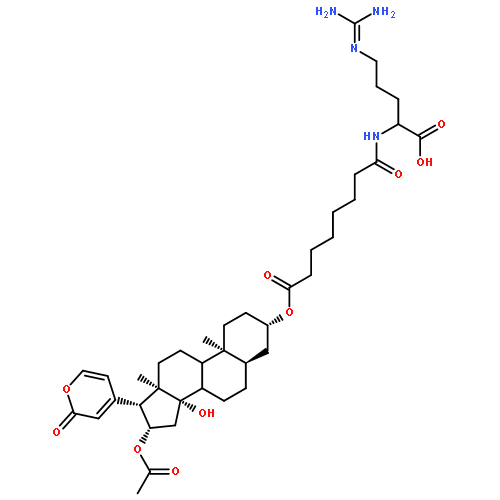 Bufa-20,22-dienolide,16-(acetyloxy)-3-[[8-[[(1S)-4-[(aminoiminomethyl)amino]-1-carboxybutyl]amino]-1,8-dioxooctyl]oxy]-14-hydroxy-,(3b,5b,16b)-