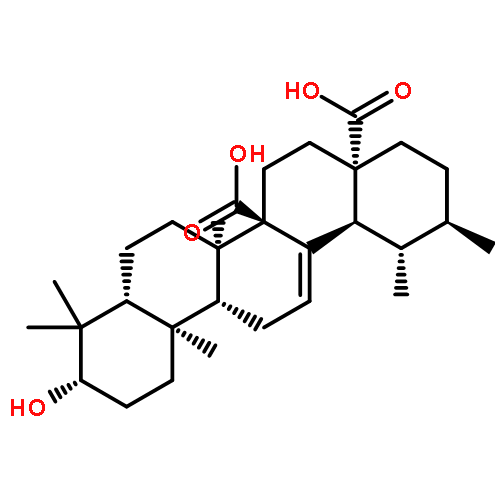 Urs-12-ene-27,28-dioic acid, 3-beta-hydroxy-