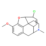 (5alpha,6beta)-6-chloro-3-methoxy-17-methyl-7,8-didehydro-4,5-epoxymorphinan