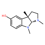 Pyrrolo[2,3-b]indol-5-ol,1,2,3,3a,8,8a-hexahydro-1,3a,8-trimethyl-, (3aS,8aR)-