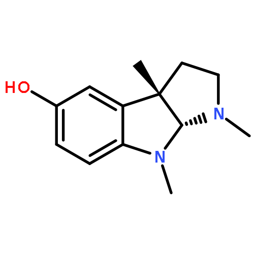 Pyrrolo[2,3-b]indol-5-ol,1,2,3,3a,8,8a-hexahydro-1,3a,8-trimethyl-, (3aS,8aR)-