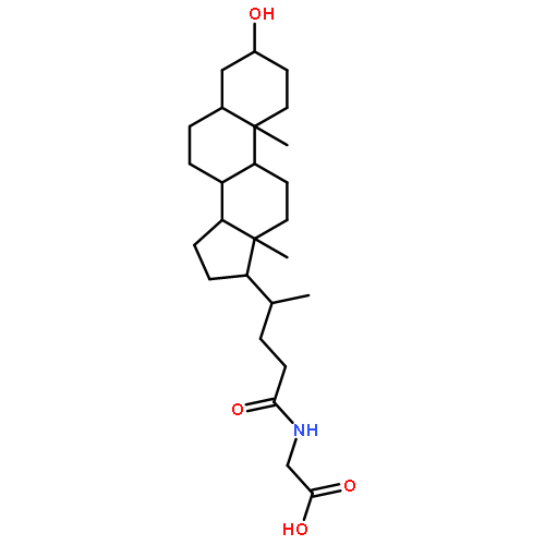Glycine, N-[(3a,5b)-3-hydroxy-24-oxocholan-24-yl]-