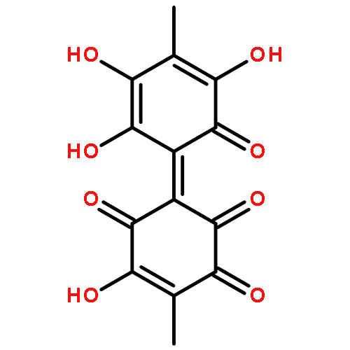 (3z)-5-hydroxy-6-methyl-3-(2,3,5-trihydroxy-4-methyl-6-oxocyclohexa-2,4-dien-1-ylidene)cyclohex-5-ene-1,2,4-trione