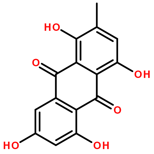 9,10-Anthracenedione,1,4,5,7-tetrahydroxy-2-methyl-