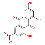 2-Anthracenecarboxylicacid, 9,10-dihydro-4,5,7-trihydroxy-9,10-dioxo-