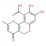 4H,5H-Pyrano[3,2-c][1]benzopyran-10-carboxylicacid, 8,9-dihydroxy-2-methyl-4-oxo-