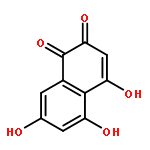 1,4-Naphthalenedione,2,5,7-trihydroxy-