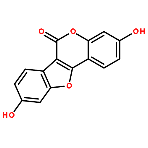 6H-Benzofuro[3,2-c][1]benzopyran-6-one,3,9-dihydroxy-