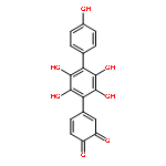 2-(3,4-Dihydroxy-phenyl)-3,6-dihydroxy-5-(4-hydroxy-phenyl)-[1,4]benzochinon