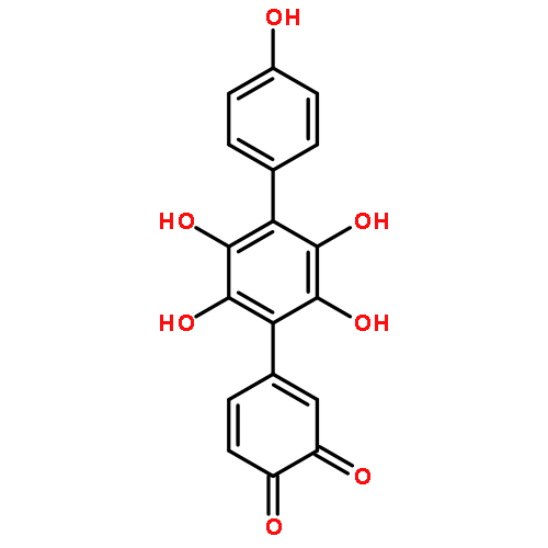 2-(3,4-Dihydroxy-phenyl)-3,6-dihydroxy-5-(4-hydroxy-phenyl)-[1,4]benzochinon