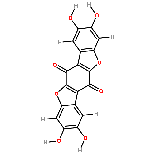 2,3,8,9-Tetrahydroxy-dibenzo[d,d']benzo[1,2-b;4,5-b']difuran-6,12-dion