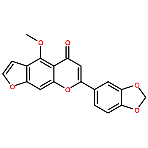 7-Benzo[1,3]dioxol-5-yl-4-methoxy-furo[3,2-g]chromen-5-on