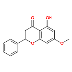 5-Hydroxy-7-methoxy-2-phenylchroman-4-one