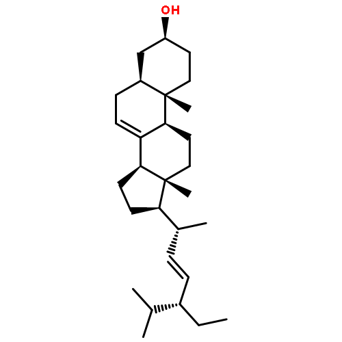 (3-beta,5-alpha,22E,24R)-stigmasta-7,22-dien-3-ol