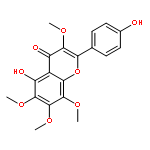 4',5-dihydroxy-3,6,7,8-tetramethoxy-flavone