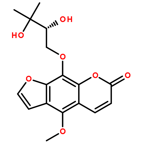 7H-Furo[3,2-g][1]benzopyran-7-one,9-[(2R)-2,3-dihydroxy-3-methylbutoxy]-4-methoxy-