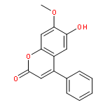 6-Hydroxy-7-methoxy-4-phenylcoumarin