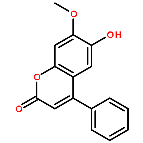 6-Hydroxy-7-methoxy-4-phenylcoumarin