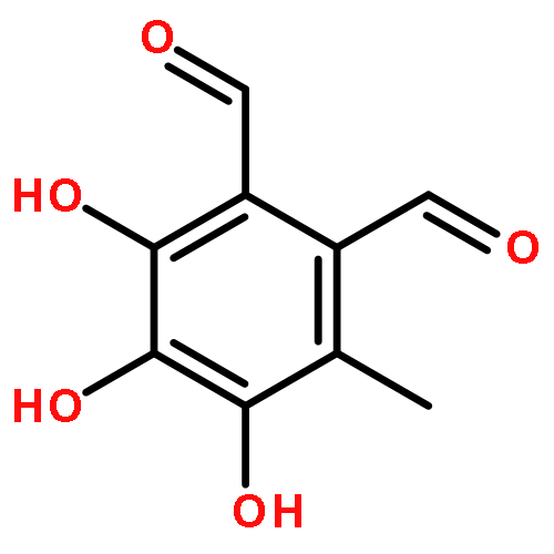 1,2-Benzenedicarboxaldehyde,3,4,5-trihydroxy-6-methyl-