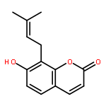 7-hydroxy-8-(3-methylbut-2-en-1-yl)-2H-chromen-2-one