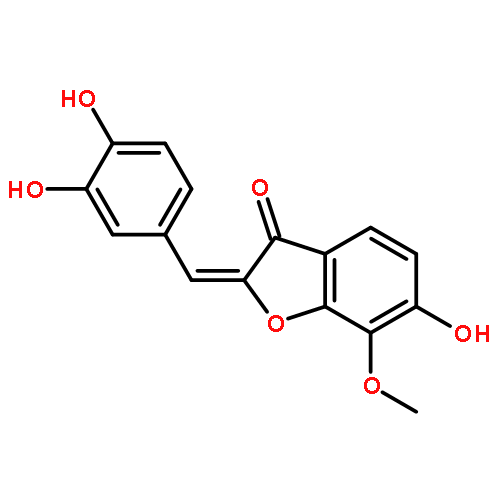 (2Z)-2-[(3,4-dihydroxyphenyl)methylidene]-6-hydroxy-7-methoxy-1-benzofuran-3(2H)-one