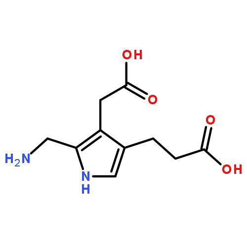 1H-Pyrrole-3-propanoicacid, 5-(aminomethyl)-4-(carboxymethyl)-