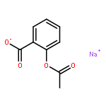 Benzoic acid,2-(acetyloxy)-, sodium salt (1:1)