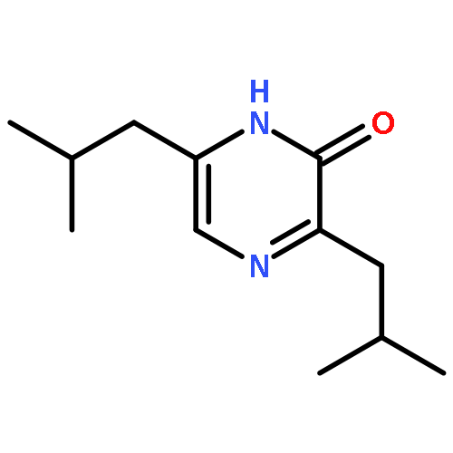 3,6-bis(2-methylpropyl)pyrazin-2(1H)-one