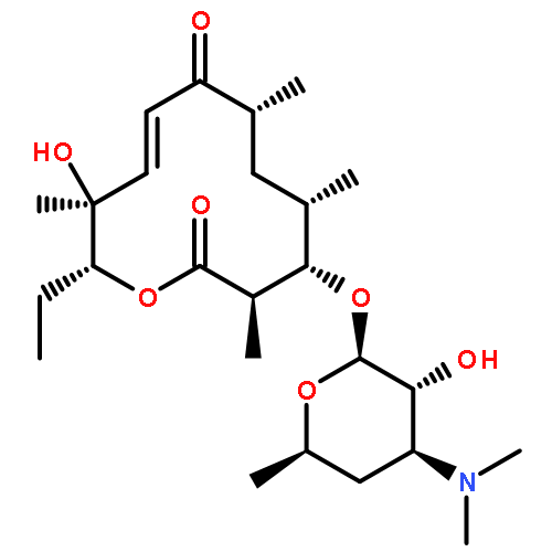 Oxacyclododec-9-ene-2,8-dione,12-ethyl-11-hydroxy-3,5,7,11-tetramethyl-4-[[3,4,6-trideoxy-3-(dimethylamino)-b-D-xylo-hexopyranosyl]oxy]-,(3R,4S,5S,7R,9E,11S,12R)-