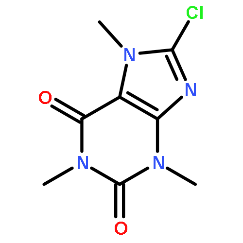 1H-Purine-2,6-dione,8-chloro-3,7-dihydro-1,3,7-trimethyl-