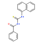 Benzamide, N-[(1-naphthalenylamino)thioxomethyl]-