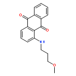 9,10-ANTHRACENEDIONE, 1-[(3-METHOXYPROPYL)AMINO]-