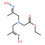 Glycine, N,N-bis[(2E)-2-(hydroxyimino)propyl]-, ethyl ester