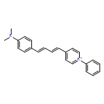 Pyridinium,4-[(1E,3E)-4-[4-(dimethylamino)phenyl]-1,3-butadienyl]-1-phenyl-